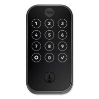 Yale Pro 2 Keyed Touchscreen Keypad Lock with Wi-Fi, Black Suede
